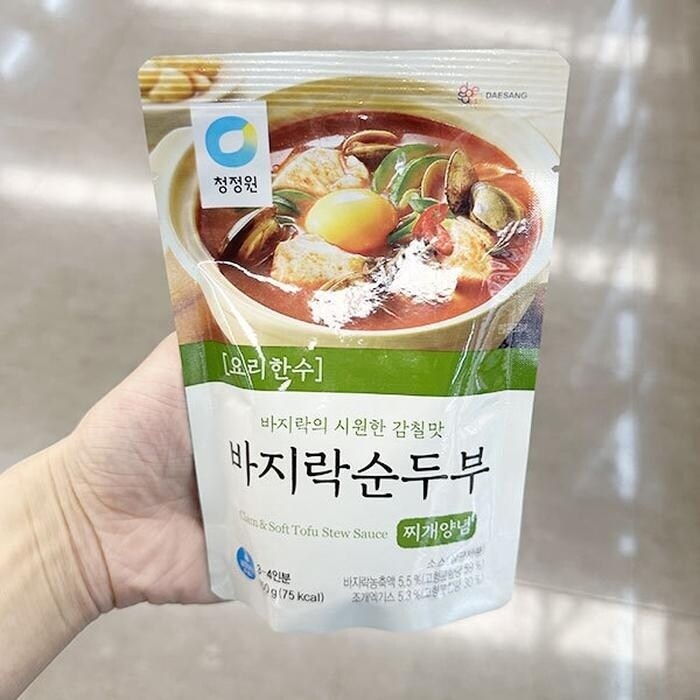 청정원 요리한수 바지락 순두부 찌개양념 150g b800143 (29265960)