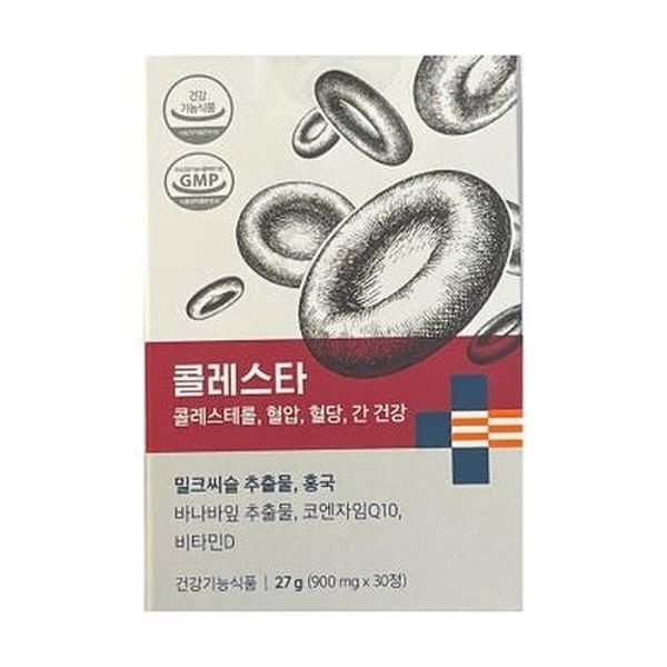 나우케어 콜레스타 MSQ 홍국 LDL콜레스테롤 혈압 간건강 밀크씨슬 ...