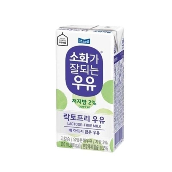 매일 소화가 잘되는 우유 저지방 190ml x 24개