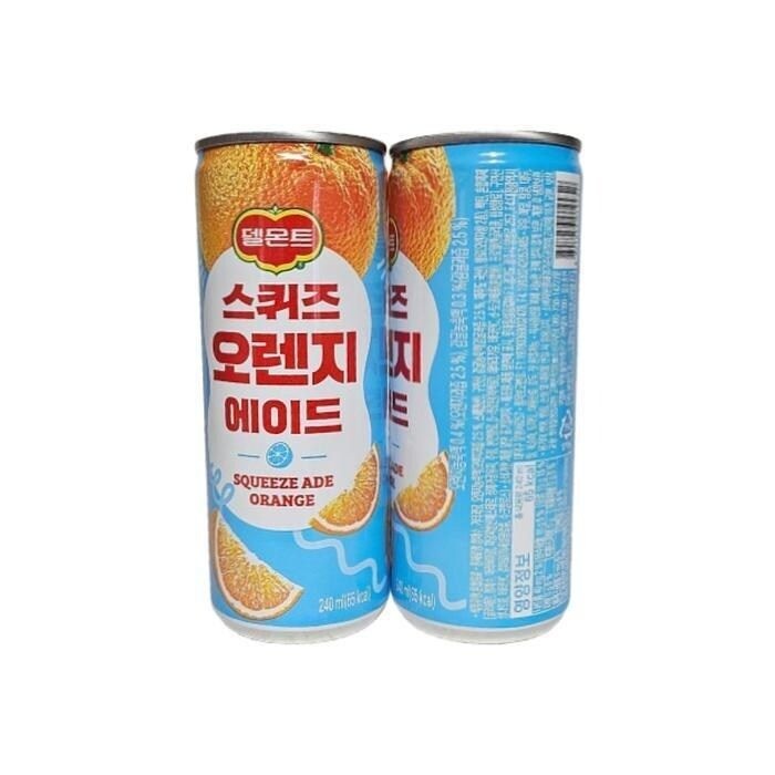 롯데칠성음료 델몬트 스퀴즈 오렌지 240ml x 10개입 /s (42543453)