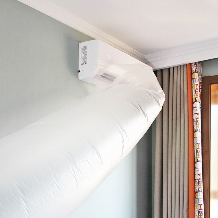 에어컨 비닐터널 비닐통로 구 여름 유도 바람 환풍구 KK652 주머니 구멍