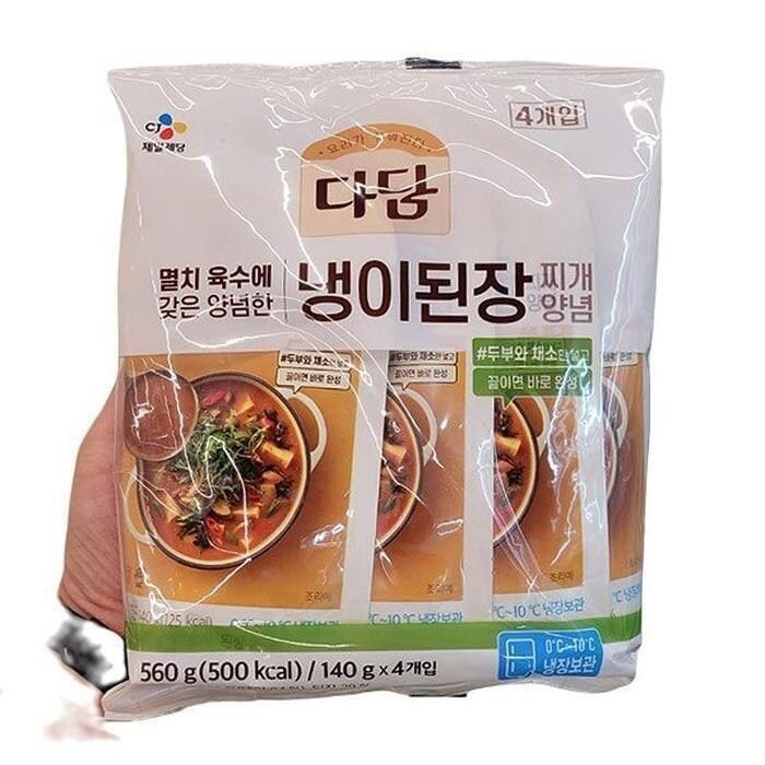 다담 냉이된장 찌개 양념 140g x 4개입 x 1개 b28512 (29266295)