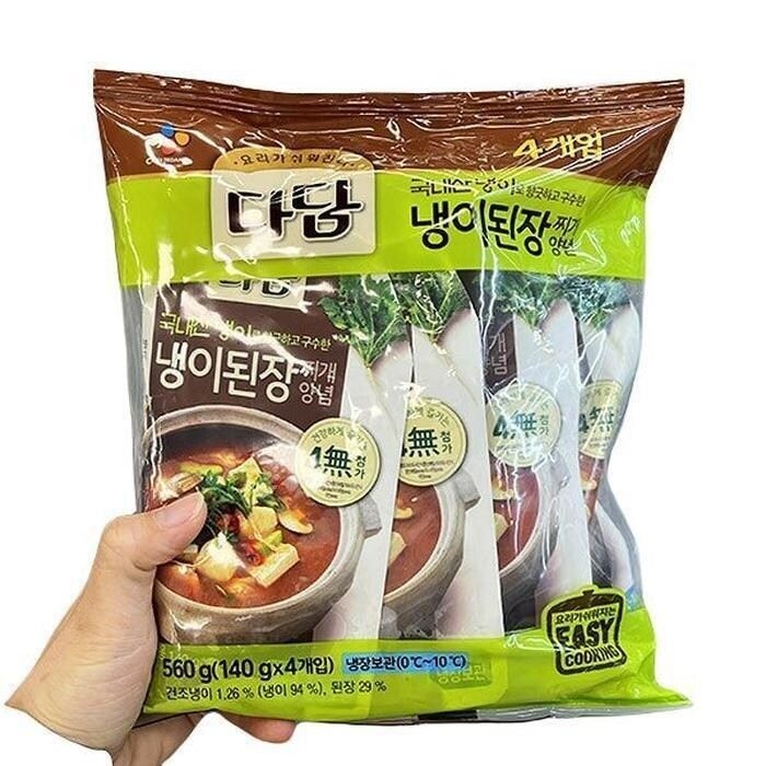 CJ 다담 냉이된장찌개양념 140gx4 x 1개 b49159 (29266620)