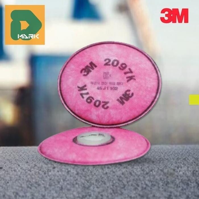 3M 2097K 미세먼지 방독면 방진필터 2EA 석면 산업용 (13918689)