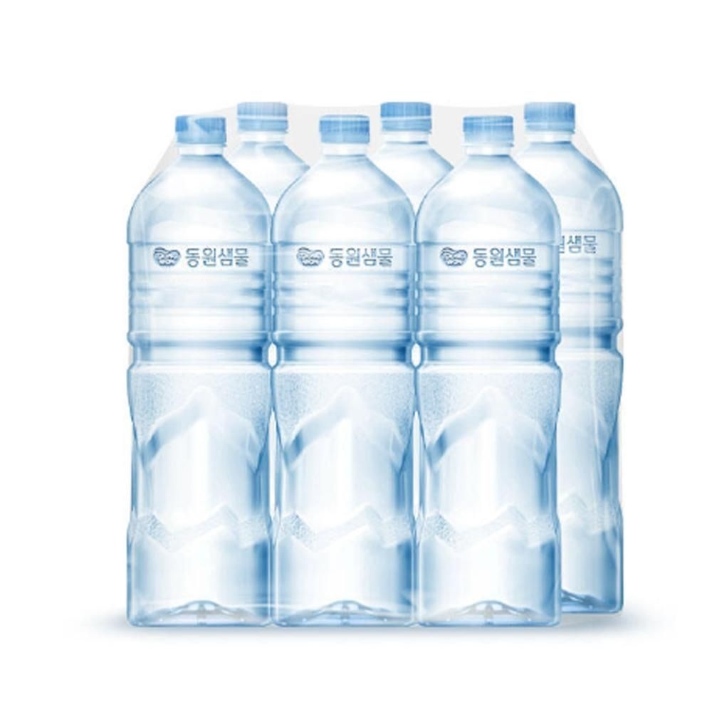 동원샘물 먹는샘물 2L 6개