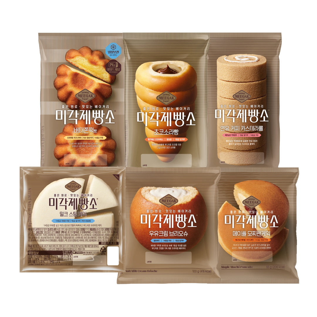 삼립 [NEW] 좋은원료 미각제빵소 10봉 세트 (소라빵/스팀케익/카스테라롤/모찌팬케익)