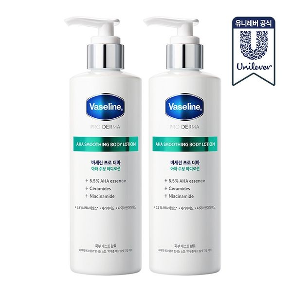 바세린 (현대Hmall) 바세린 프로 더마 AHA 수딩 바디로션 250ml 2개