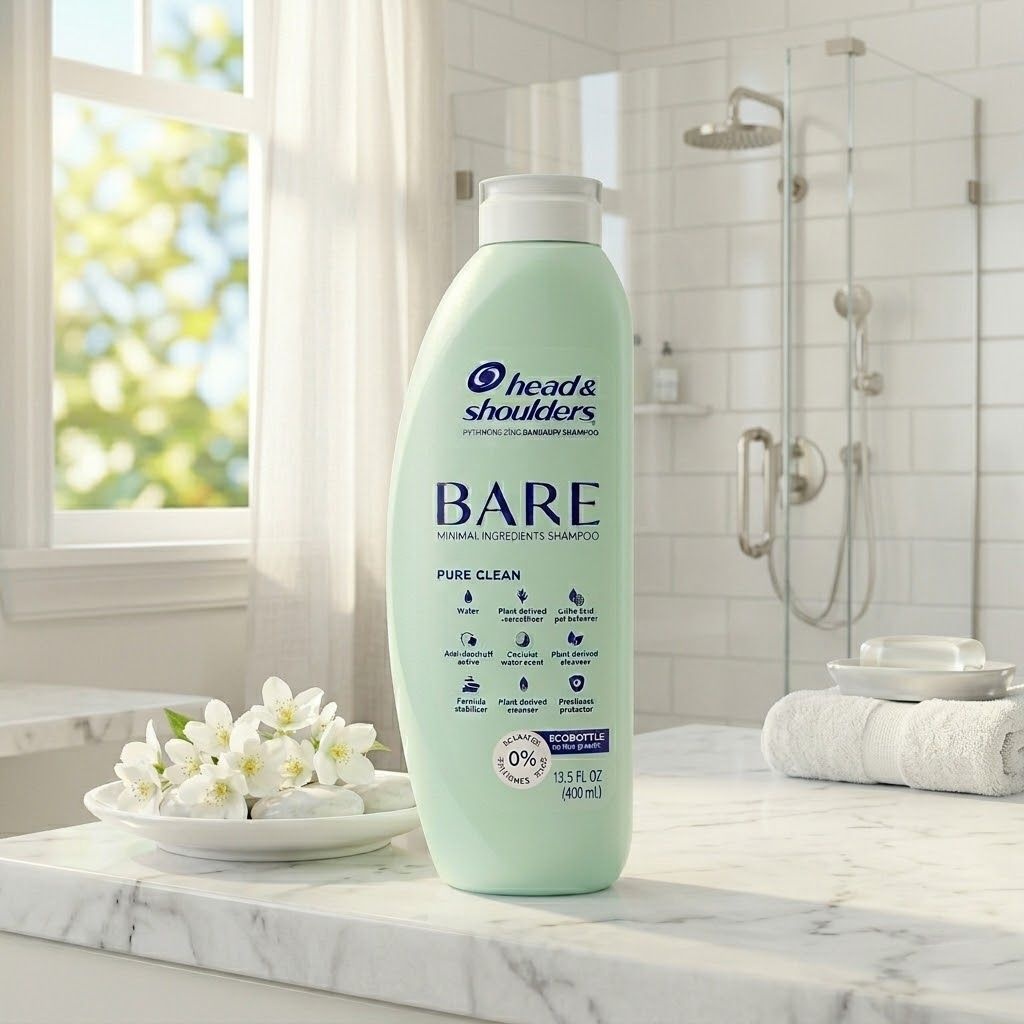 [해외] 헤드앤숄더 클리니컬 스트렝스 베어 퓨어클린 비듬 샴푸 400ml 지루성 두피