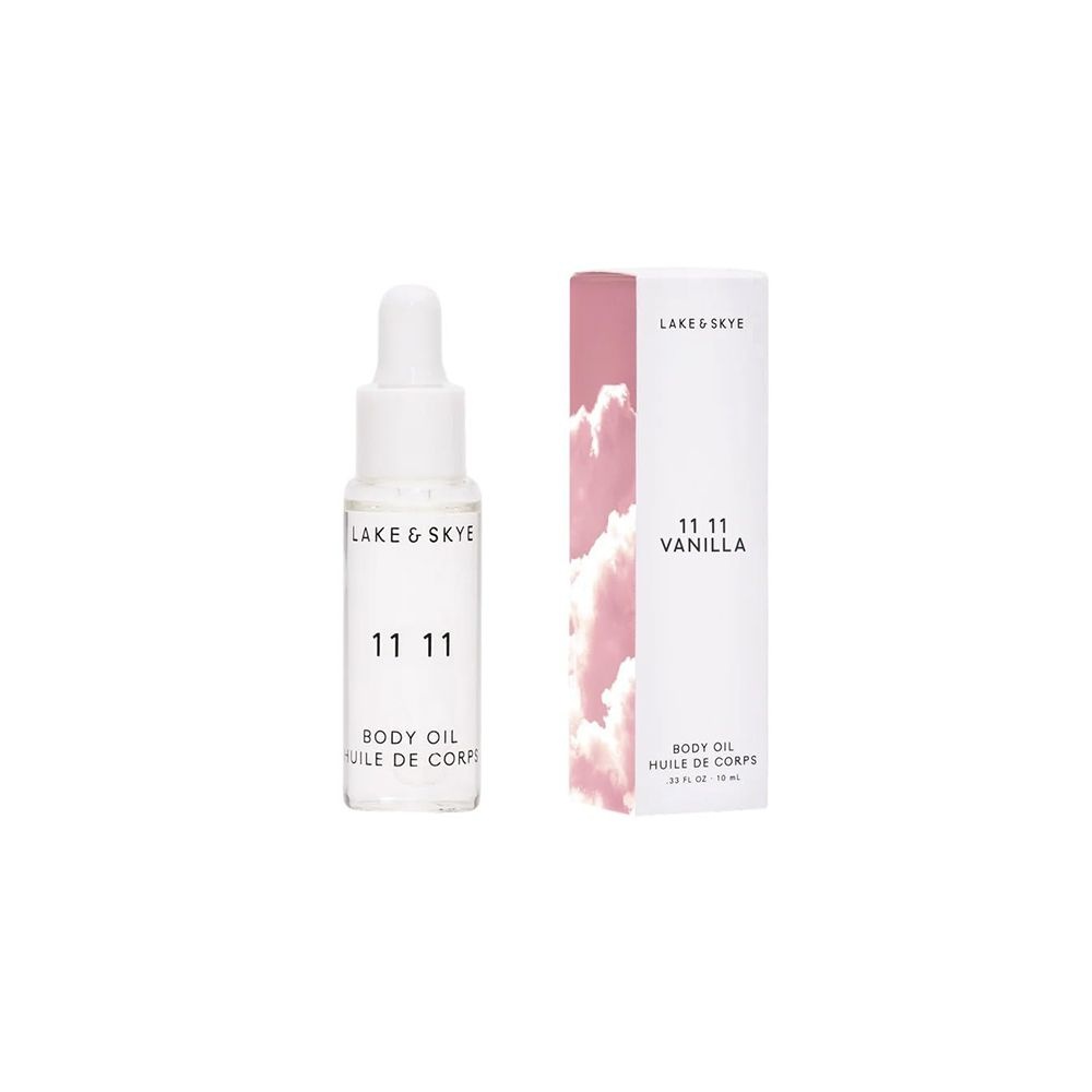 [해외] Lake & Skye 레이크 앤 스카이 11 11 바닐라 바디 오일 머스크 바닐라 향 보습 10ml