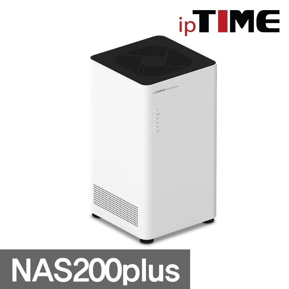 아이피타임 EFM네트웍스 아이피타임 NAS200PLUS [4TB] 4TBX1EA 정품 2BAY스토리지 NAS 우체국택배