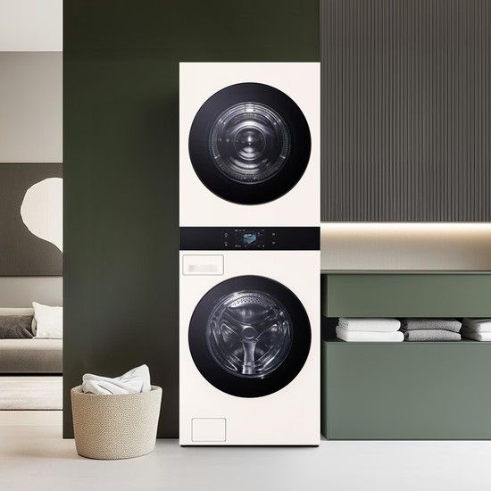 LG전자(주) LG 트롬 AI 오브제컬렉션 워시타워 엘지 세탁기 25kg /건조기 25kg 1등급 WA2525EEZF