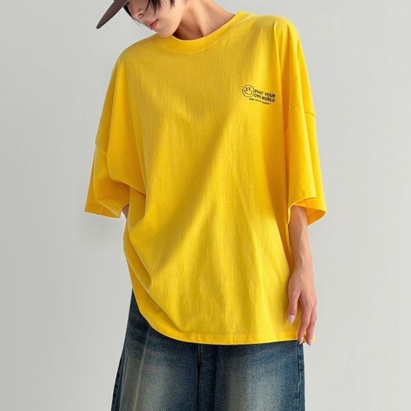 아이우먼 [하프클럽]아이우먼 프리페인트반팔티셔츠 NMX692M604 빅사이즈