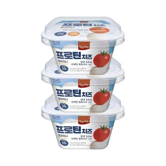 [보리보리]상하치즈 프로틴치즈 보코치니 100g 3개