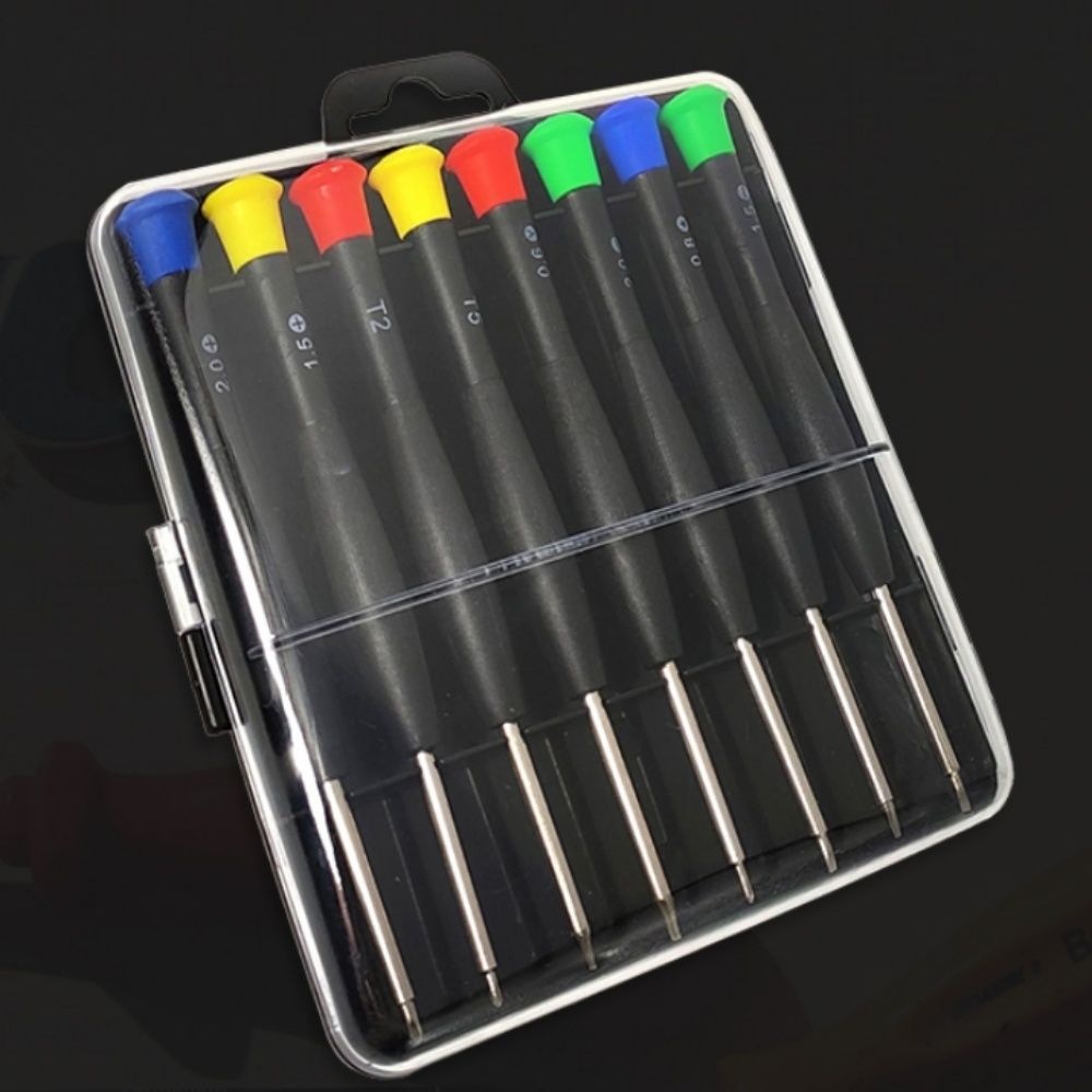 심박한찌누 가정용 다목적 미니 드라이버 8종 세트 다용도공구세트 가정용공구 수작업공구세트