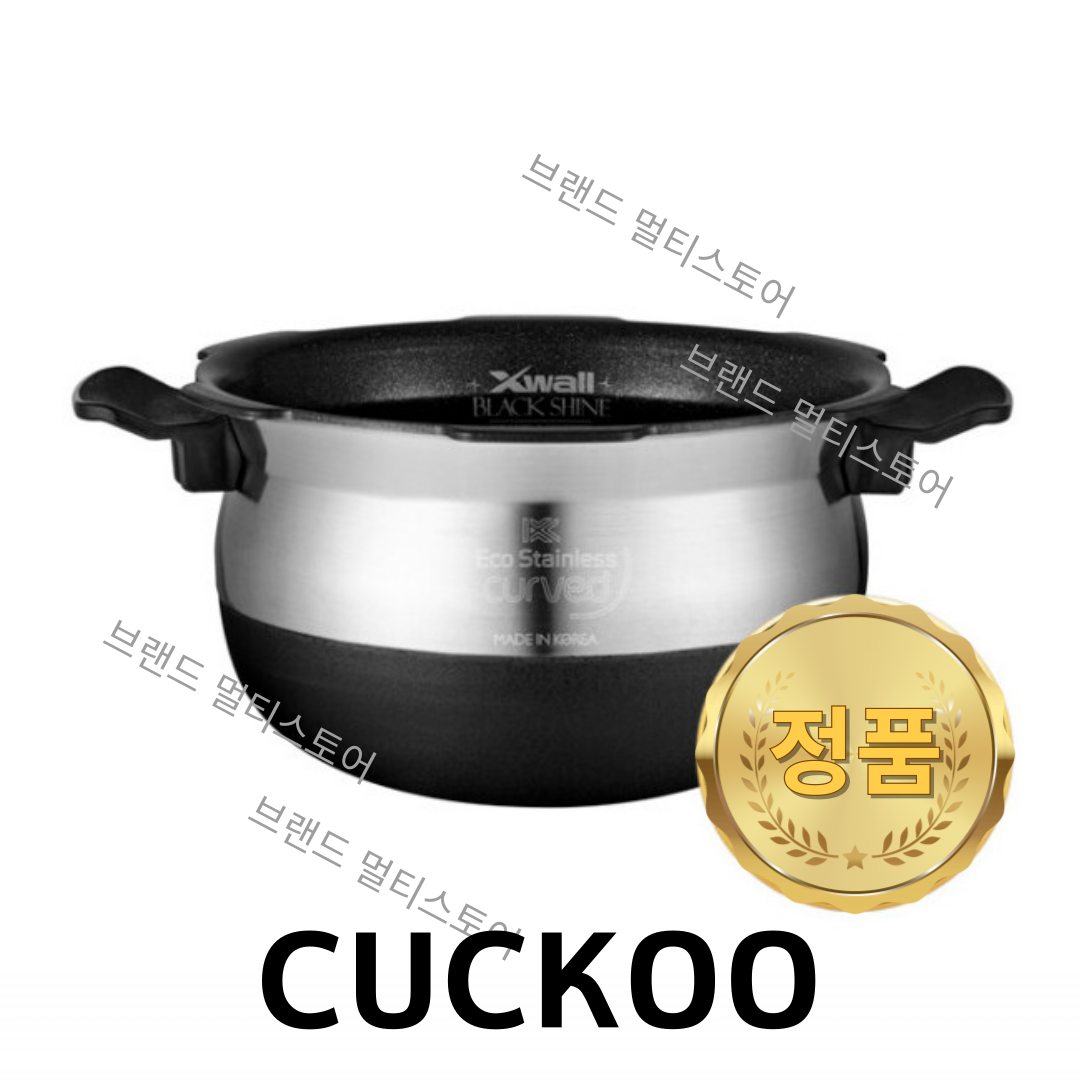 쿠쿠 내솥 10인용 CRP-LHTR1010FWM CRI-HC1020H 에코 스테인리스 커브드 X-Wall Black Shine 코팅