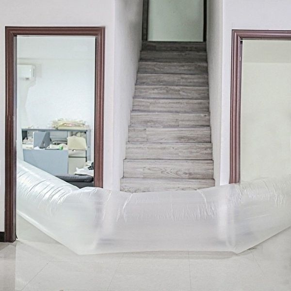 고품질 에어컨 바람 연결비닐 20M 통로 연장 찬바람터널 공기순환 긴비닐 에어터널 에어컨비닐 WFLZE0O