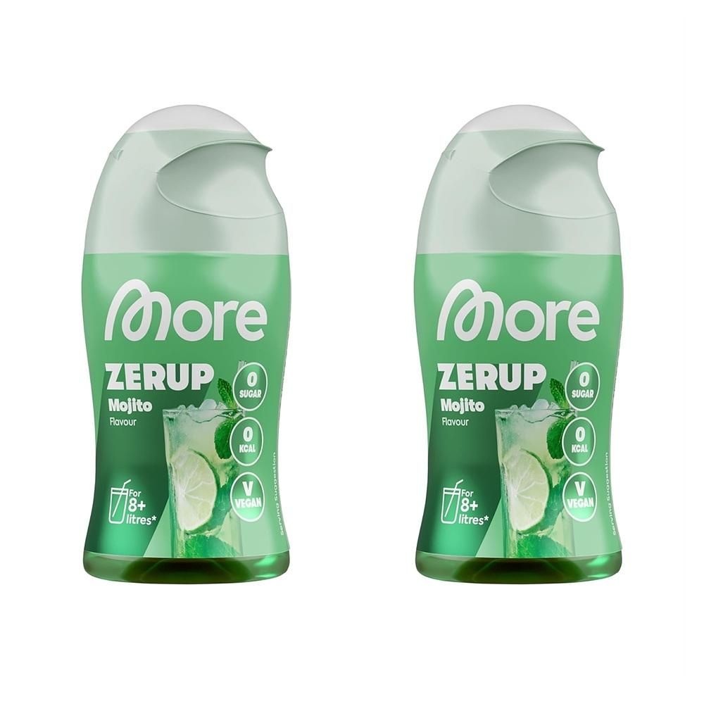 [해외] MORE Zerup 베버리지 65ml 2팩 모히또 MORE Zerup, Mojito, 65 ml, for up to 8 l of ready-to-drink