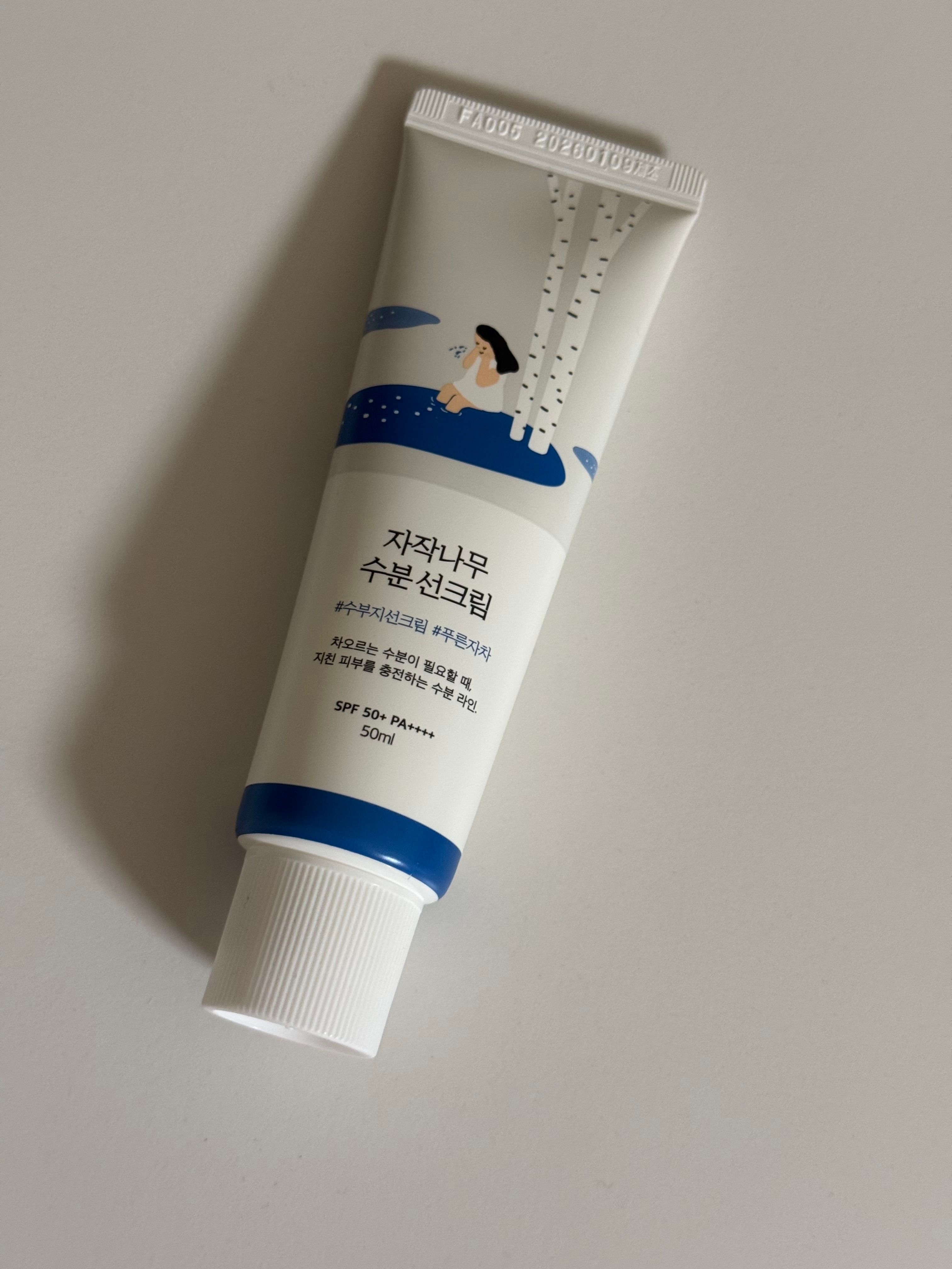 라운드랩 자작나무 수분 선크림 50ml (SPF 50+ PA++++)