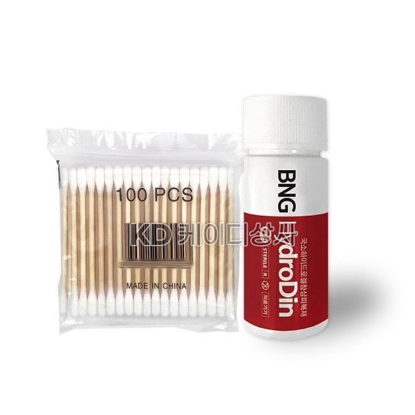 밴드골드 BNG 하이드로딘 16ml+양면면봉 7.5cm 포비돈 하이드로겔