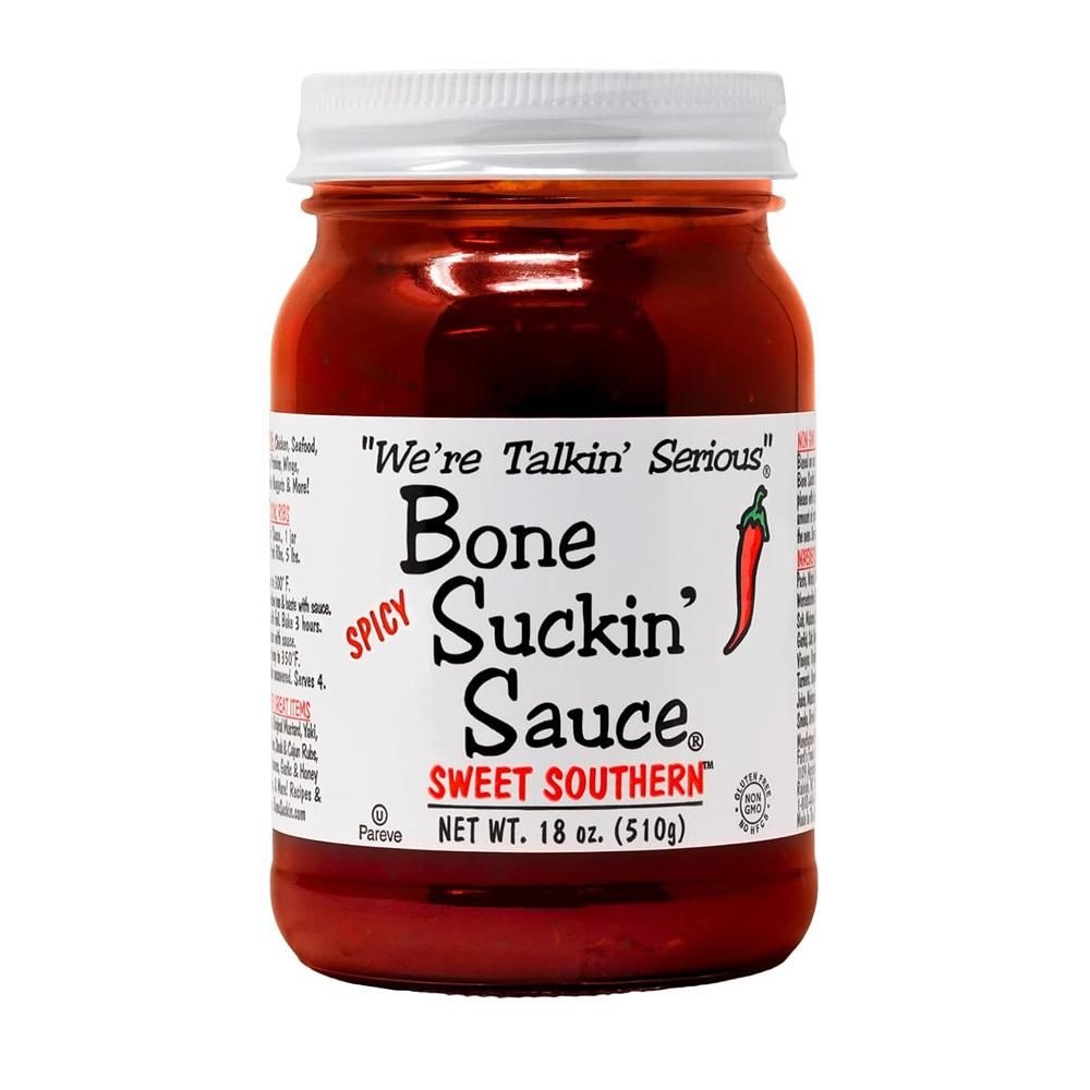 Bone Suckin' [해외] Bone Suckin’ BBQ 소스 510g 1팩 스위트 사우전 Bone Suckin' Sauce Spicy Sweet Southern BBQ Sauce