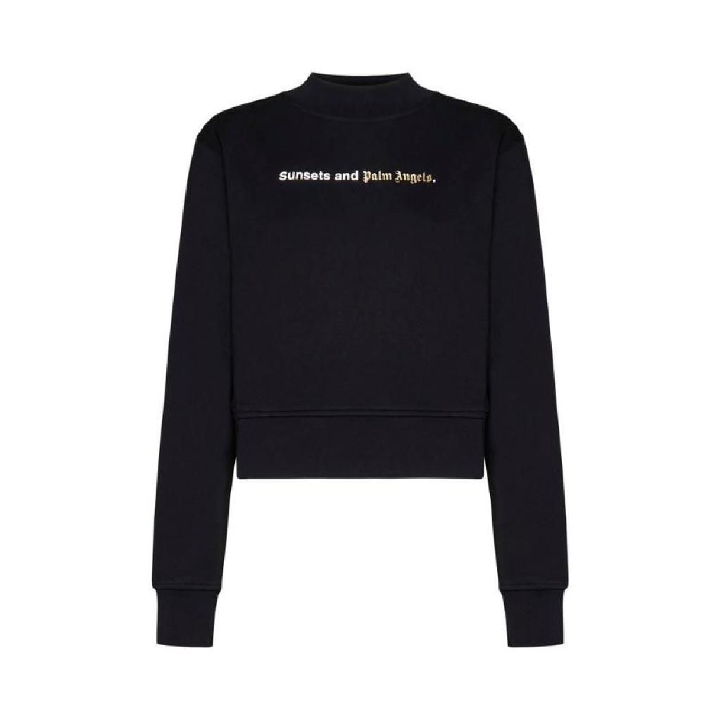 팜엔젤스 Sunsets 프린트 모크 넥 스웨트셔츠 PWBA016F23FLE001 1001 TP942308467