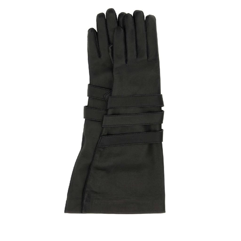 [해외] 생로랑 SAINT LAURENT 블랙 가죽 장갑 7928033YP86 1000