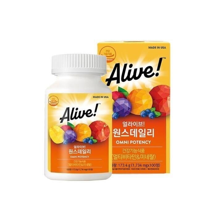 얼라이브 원스데일리 멀티비타민 1,734mg x 100정 코스트코 코와샵2508 (39544184)