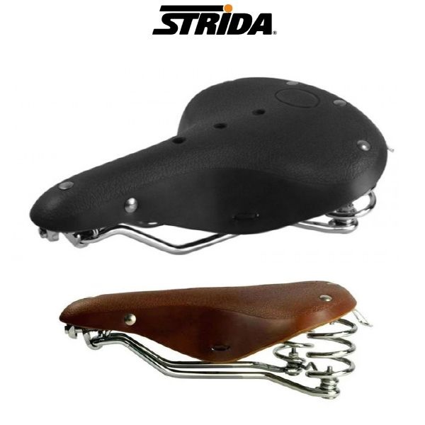 STRIDA 스트라이다 미니벨로 가죽 안장 브라운