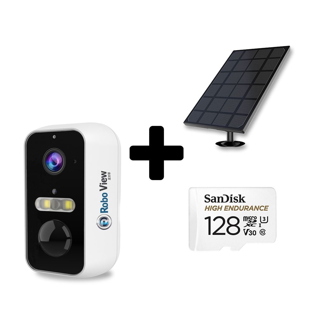 [오늘출발] 로보뷰 글로벌아이넷 로보뷰S5+128GB+3W 태양광패널 홈 CCTV 500만화소 실내외용？QHD？홈캠 무선 배터리 충전식 IP카메라