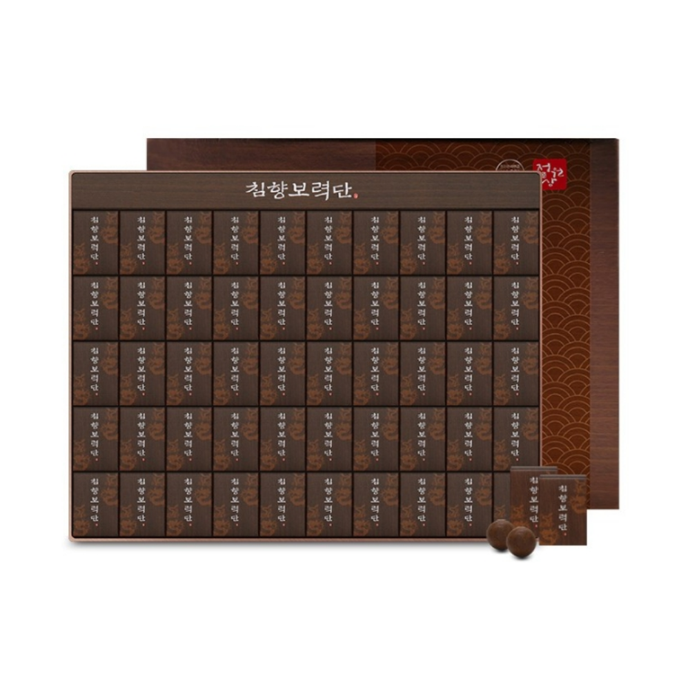 정원삼 침향보력단 100p + 쇼핑백 375g 1박스 선물세트