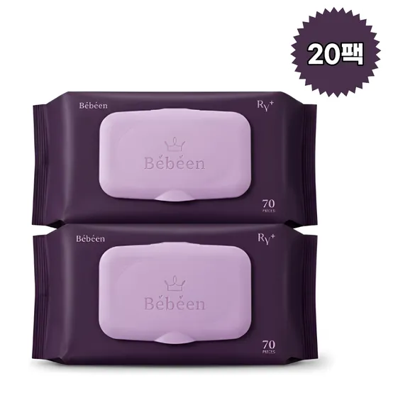 베베앙 로얄 플러스 물티슈 77g 70매 20팩