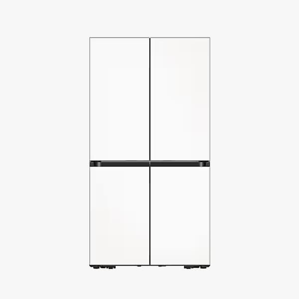 삼성전자 비스포크 AI 하이브리드 키친핏 Max (UV탈취) 4도어 637L 새틴 화이트(RM70F64R1X)
