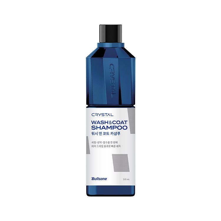 불스원 뉴 크리스탈 워시앤코트 발수 코팅 세정 광택 카샴푸 500ml 397756
