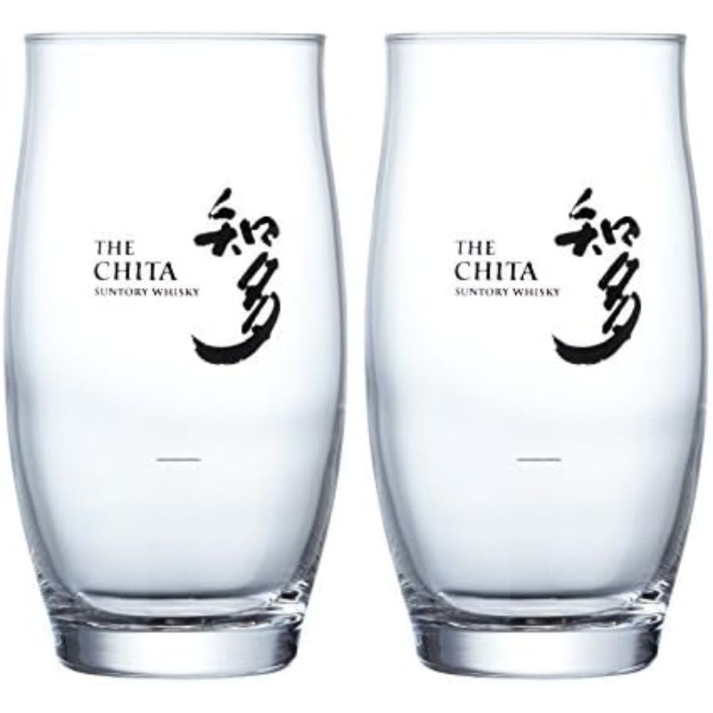 [해외] 산토리 suntory 치타 하이볼 위스키 유리잔 양주 맥주잔 335ml x 2개