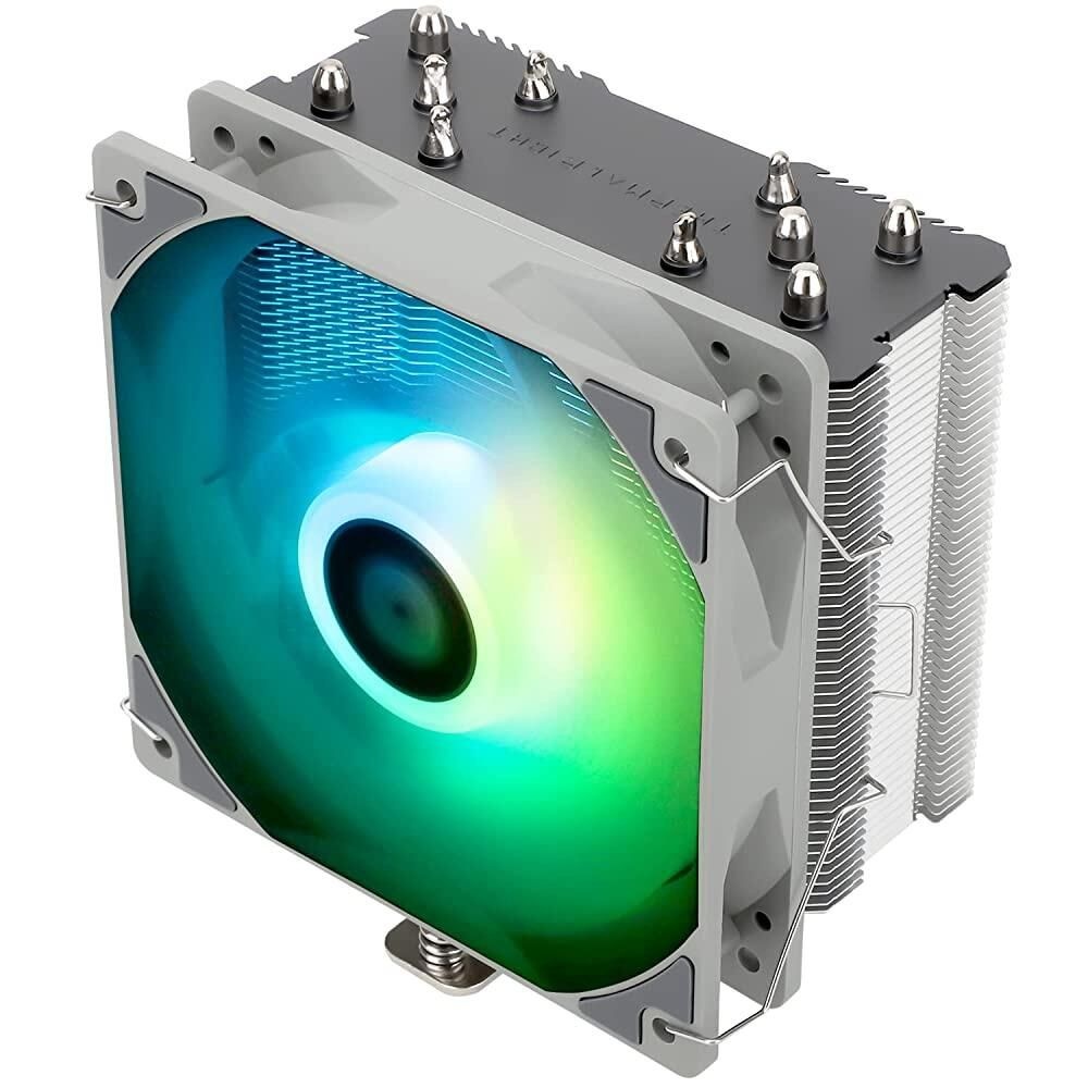 Thermalright [해외] Thermalright Assassin King 120 SE ARGB CPU 에어 쿨러, AK120 ARB, 히트 파이프 5개, TL-C12C-S PWM 저소음 팬 S-FDB 베어링 포함, AMD AM