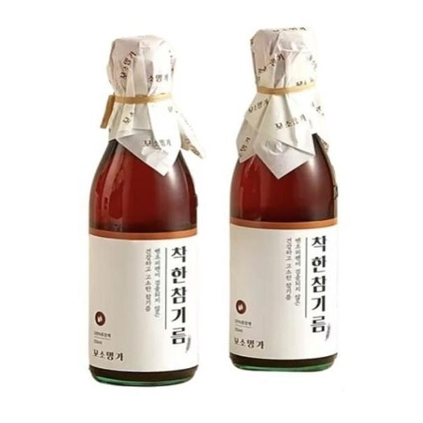 착한참기름 350ml 2병/단 1회 착유