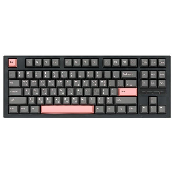 SPM 유선 기계식 미니키보드, SPM PL87A PBT 바다소금 다크올리비아