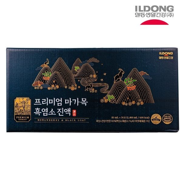 일동생활건강 프리미엄 마가목 흑염소진액 80ml 30포