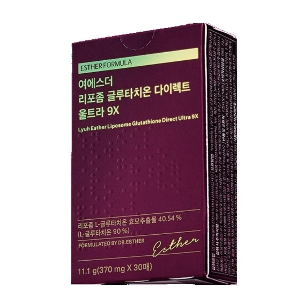 여에스더 글루타치온 울트라 필름 9X 클루타치온 글루타티온 여에스터 30매 MJ
