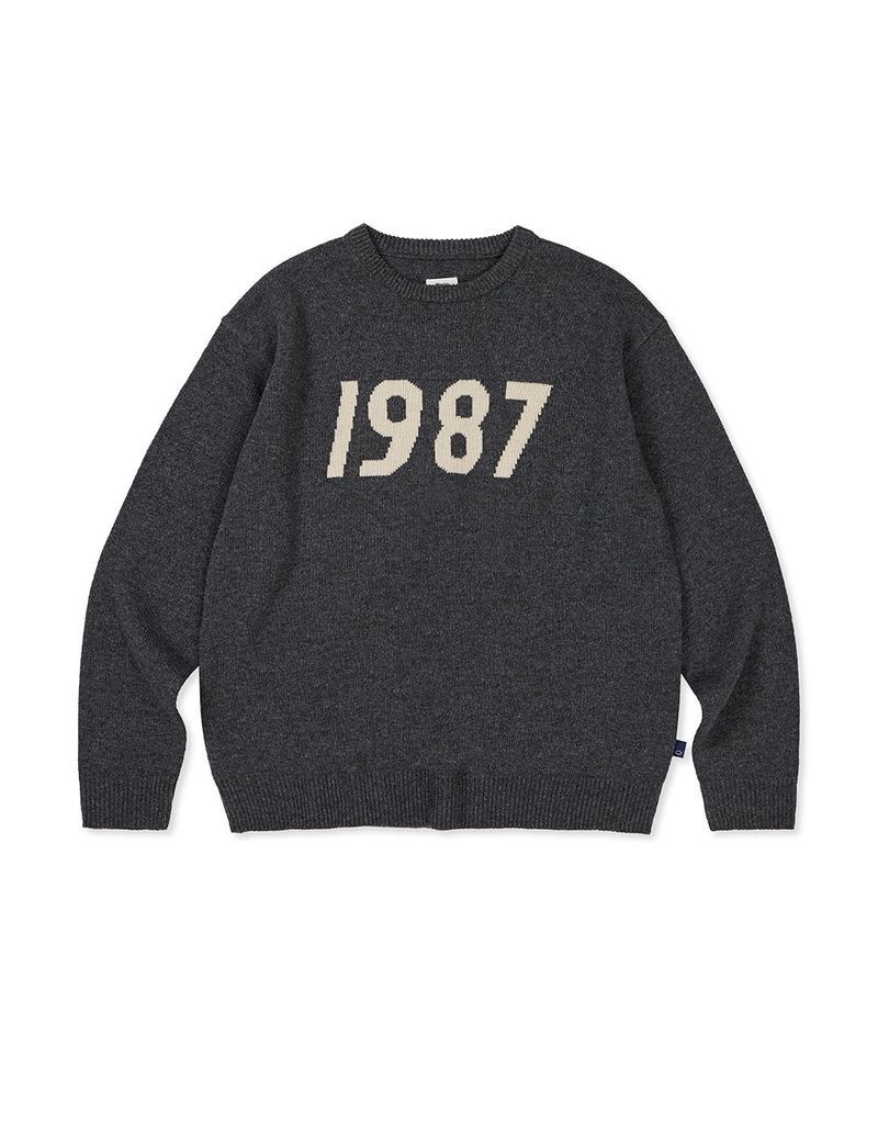 [엠엠엘지 Mmlg ] 1987 KNIT (GREY) () 엠엠엘지 BC2K007GR 1173473