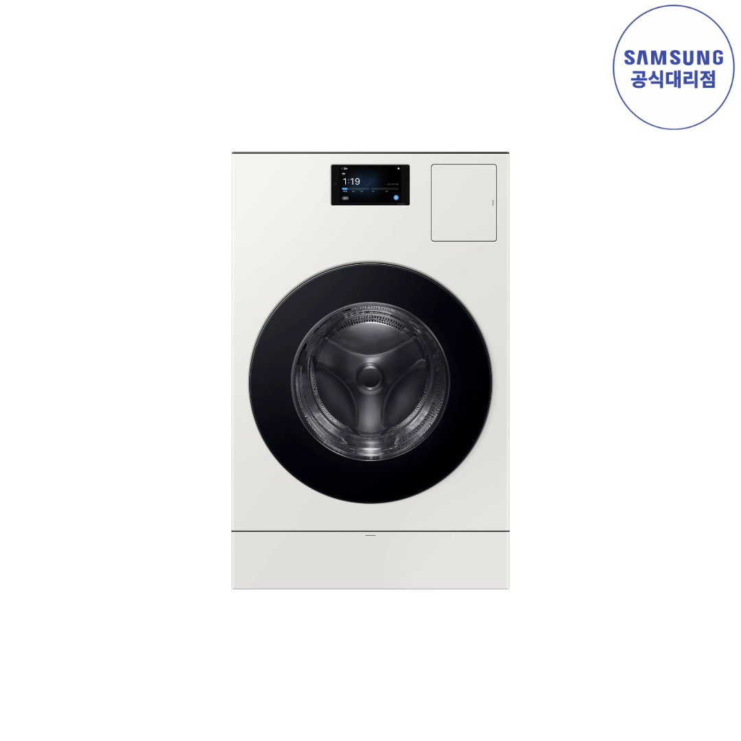 [온누리상품] 삼성전자 Bespoke AI 콤보 25/18kg (177.8mm LCD) 그레이지 WD90F25CHY