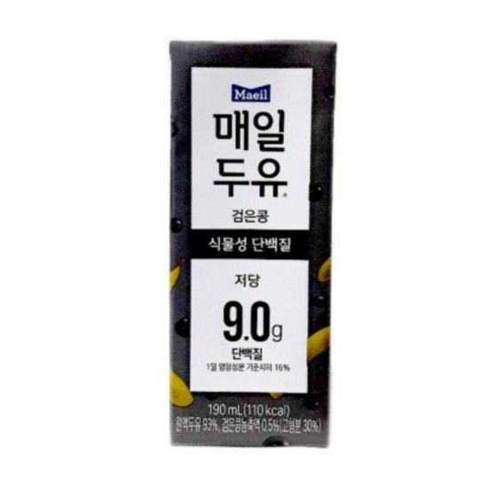 매일두유 검은콩 190ml 12팩 3곽 두유 후식 탕비실
