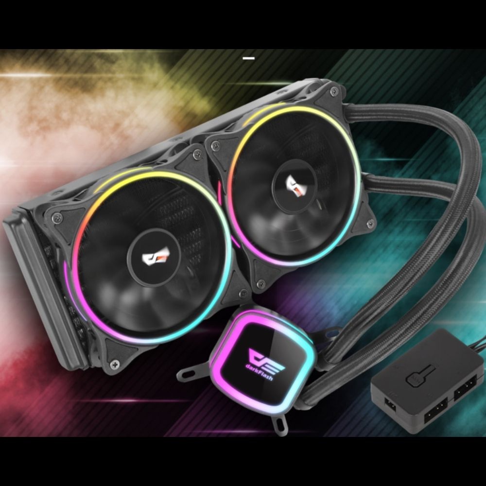 인텔/AMD호환 RGB CPU 수냉쿨러(120MM) 펜 워터 추천 오버클럭 칠러 커스텀