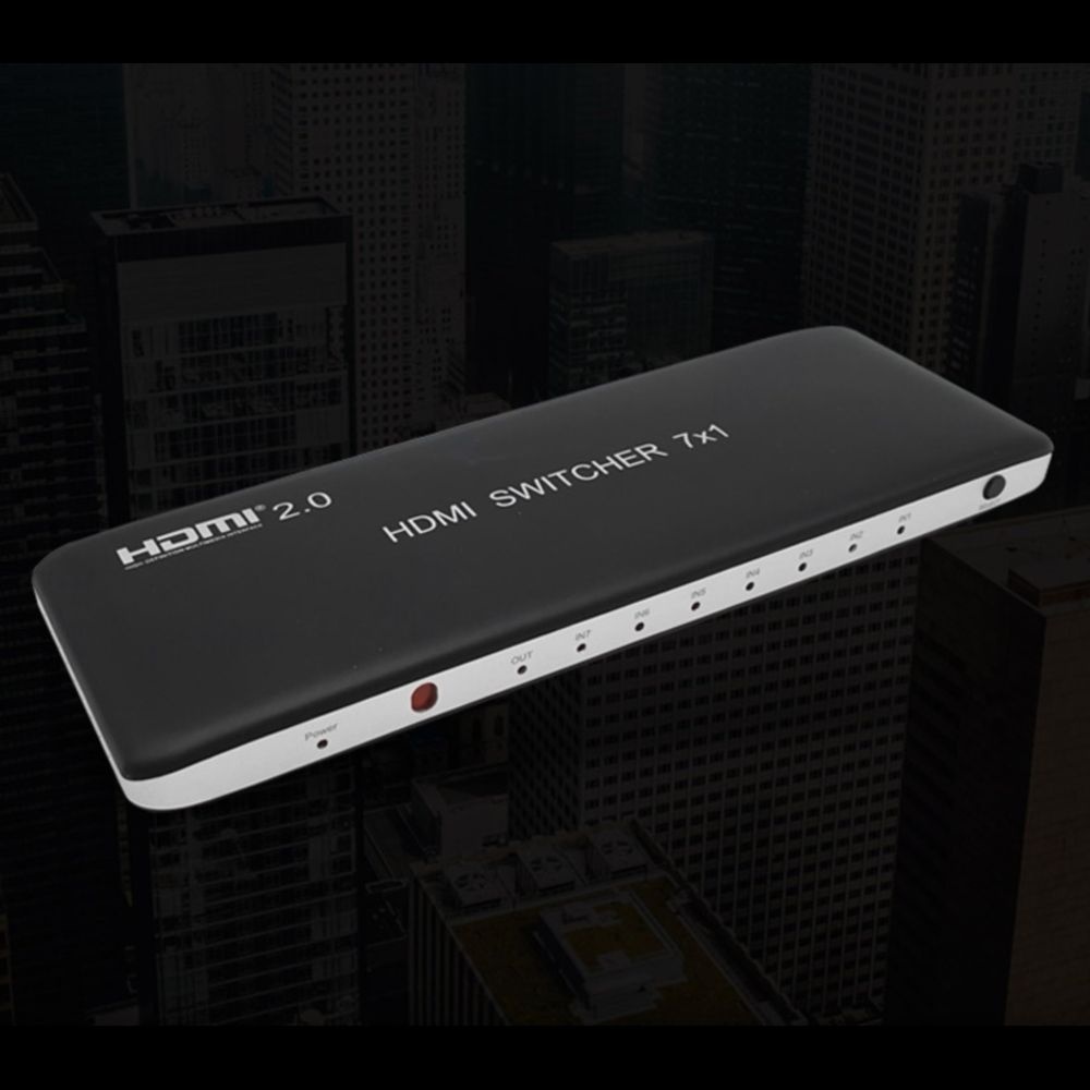 주사율 높은 발열효과 지원 1:7 HDMI2.0 선택기 / 공유기 영상 스위처 화면