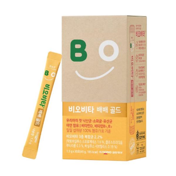 | 일동 | 비오비타 배배 골드 30포 장건강 건강밸런스 아연함유 유익균 포뮬러 핵심균주