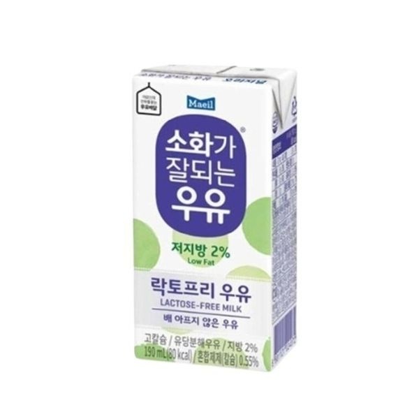 매일 소화가 잘되는 우유 저지방 190ml x 48개