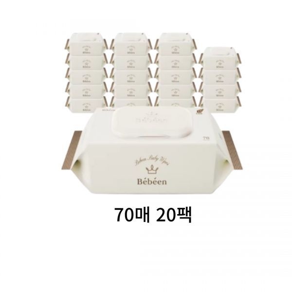 Bebeen 베베앙 프리미엄 골드 영유아물티슈 캡형