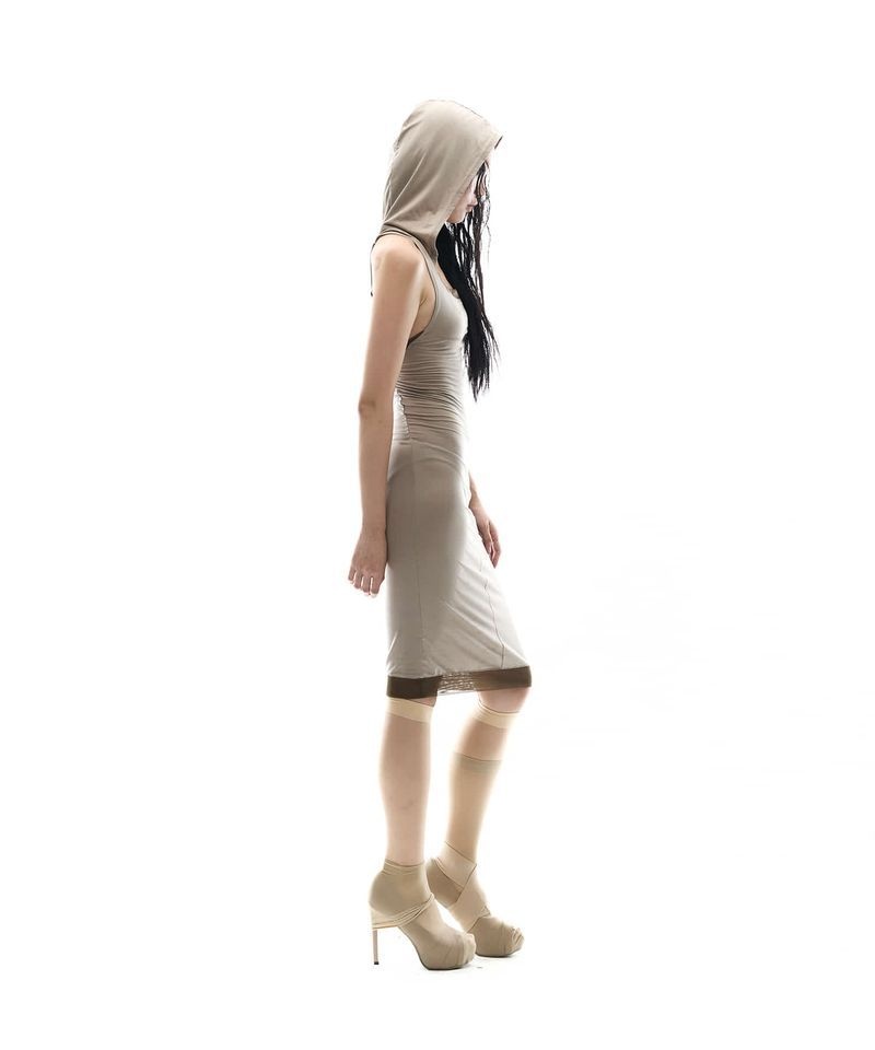 오흐스 OJOSFlatseam Halter Midi Dress Tan OJBF99OP002TN 1177053