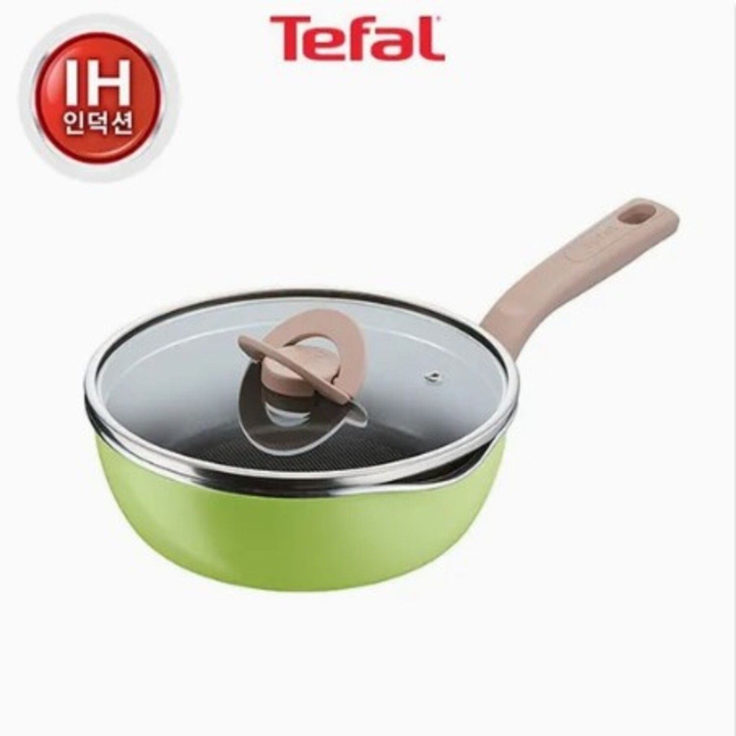 [롯데백화점] 테팔 IH 원픽냄비팬_  아보카도그린 22cm (인덕션가능)