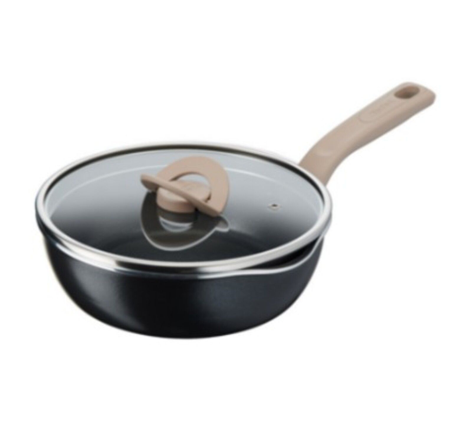 [롯데백화점] 테팔 IH원픽냄비팬_트러플블랙 22cm (인덕션가능)